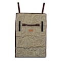 Miniatyrbilde 5 av 8: Teltstiften oppbevaringspose enkel håndtaksdesign mesh lomme Oxford klut teltplugger camping hammer butikkpakke lys khaki