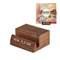 Miniatyrbilde 2 av 5: Vinylplateholder i tre - Bordplateholder for albumcover - CD-stativ LP-hylle