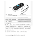 Miniatyrbild 3 av 5: Mini Fickstreckkodsläsare Trådlös Bluetooth Direktuppladdning eller Lagringsläge kompatibel med IOS Android System