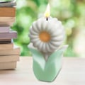 Miniatyrbillede 3 af 4: Lysform Silikoneforme 3D Tulipan Blomsterform Blomster Resin Lysform Lys Fremstilling Dine Egne Forme Håndlavet Gave