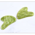 Miniatyrbilde 4 av 4: Grønn Jade Gua Sha-brett for fullkroppsavslapping - Naturlig dypvevs massasjeverktøy for triggerpunktsbehandling