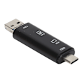 Pikkukuva 7 / 8: OTG-kortinlukija USB TypeC TF -sovitin 5in1 Android-puhelimen mobiilitietokonetarvikkeille