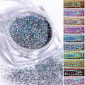 Miniatyrbild 3 av 5: Super Sparkling Mirror Chrome Effect Nagelpigmentpulver - 12 färger Glitterpigment för semestermakeupdekoration