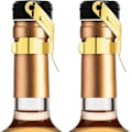 Miniatyrbillede 1 af 5: Champagnebesparer i Rustfrit Stål - Lækagesikker Vinstop til Rødvin, Champagne, Cava og Mousserende Vin