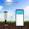 Miniatyrbilde 3 av 5: Zigbee Smart 4 i 1 Jordtester Sollys/Temp/Fuktighetsmåler Jordfuktighetssensor Fjernkontroll M-B10