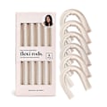 Miniatyrbillede 1 af 5: Kitsch No Heat Curlers - Satinbeklædte krøller uden varme til krøller natten over ZD B2 Hvid