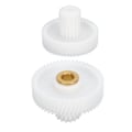 Miniatyrbillede 2 af 8: 2 stk. kødhakkergear i plast, der arbejder effektivt, multifunktionelt, med høj kompatibilitet, til pølsemaskine og chiligryde