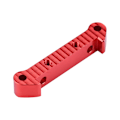 Pikkukuva 2 / 8: Alumiiniseos takalevy kyykkyyn RC-autolle FS 1/18 sähkökuorma-auto RC-auton osaan (etu, punainen)