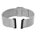 Miniatyrbild 8 av 8: Klockarmband 24mm i rostfritt stål, justerbart mesh-armband för Suunto Spartan HR 7/D5i Sliver