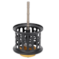 Miniatyrbillede 2 af 8: Fuldmetal LowProfile Hjulkonvertering Skørtet Spole Fiskesnøre Hjul Tilbehør (sort)
