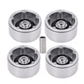Miniatyrbilde 2 av 8: 4 stk 2,2 tommers metallfelger med bremseskive for Axial SCX10 90046 1/10 RC-bil