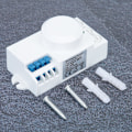 Miniatyrbillede 2 af 8: 5,8 GHz mikrobølgeradar sensor krop bevægelse auto detektor lyskontakt AC 220V-240V