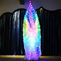 Miniatyrbillede 3 af 3: Glødende LED mavedansvinger til voksne og børn Cosplay Multicolor