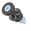 Miniatyrbillede 4 af 8: Vinsch krog stand bolt montering stål rustfrit til 3/8in 1/2in U-formet klip semi-linkage vinsche sort