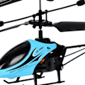 Miniatyrbild 8 av 8: RC Helikopter Fallresistent USB Uppladdningsbar Barn Pojkar Fjärrkontroll Helikopter Leksak för Inomhus Utomhus Blå