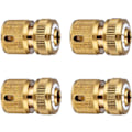 Miniatyrbillede 1 af 4: Messing Slange Hurtigkoblinger, 13 mm (1/2') og 15 mm (5/8\") Slangekobling - Pakke med 4
