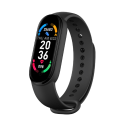 Miniatyrbillede 1 af 8: M6 Smart Armbånd Puls Blodtryk Søvnovervågning Trintælling Musik Vejr Bluetooth Fitness Tracker