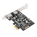 Miniatyrbillede 3 af 8: PCIE Dual Port PS2 udvidelseskort SATA Power Interface Plug and Play PS2 Keyboard Mus Port udvidelseskort