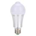 Miniatyrbild 1 av 8: E27 7W Human Body Induction Bulb Light LED Motion Sensor Light för Hem Trapp Användning AC85-265V Vit