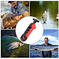 Miniatyrbillede 7 af 8: Fishing Reel Spooler Winder Multifunktion Fast Sea Rod Casting Line Wrapper tilbehør sort rød