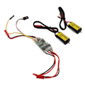 Miniatyrbilde 5 av 8: Elektriske hastighetsregulatorer Dual Way Bidirectional 10A ESC hastighetskontroll for RC modellskipstank