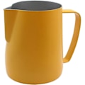 Miniatyrbilde 1 av 4: Melkekanne i rustfritt stål, dampkanne, egnet for kaffe, latte og melkeskumming 600ml Gul