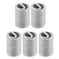 Miniatyrbilde 2 av 8: 50 stk rustfritt stål SS304 spiraltråd skruegjengeinnsatser M6 x 1,0 x 3D Lengde