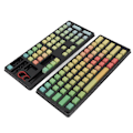 Miniatyrbilde 3 av 8: Keycaps PBT Translucent Sublimering Regnbue Gradient Mekanisk 108 Keycaps for 108/87/61 Key Keyboard Universal