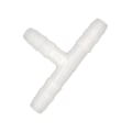 Miniatyrbilde 2 av 5: Kobling 6 mm slange, hvit/transparent 10 stk