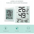 Miniatyrbild 2 av 5: Trådlös Inom- och Utomhustermometer och Hygrometer med Vit Sensor