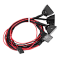 Pikkukuva 3 / 8: RC Crawler Roof Lights LEDs Light Bar Lamp lisävaruste Axial scx10 Traxxas trx-4 autolle (valkoinen)
