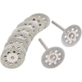 Miniatyrbild 3 av 3: 10-pack 22 mm Mini Perforerade Kapskivor, Diamant, Kapskivor, Ann Arbor Skaft