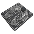 Miniatyrbillede 2 af 8: EMS Pulse Fod Massage Pad Muskelsmerte Træthed Lindring Fod Massager (Digital Display Type)