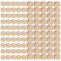 Miniatyrbilde 6 av 8: 100 stk 2mm/2.5mm firkantede perler Smykkefremstilling DIY armbåndsfremstilling Perletilbehør