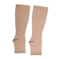 Pikkukuva 2 / 8: Medical Knee High Compression sukat Jalkoja laihduttavat suonikohjuja Sukat Sukat Vartalonhoito (Polvi High Open Toe ihonväri L)