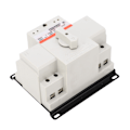 Miniatyrbild 2 av 8: Dubbel automatisk omkopplare 63A 2P 4KA Brytning CB Nivå Elektrisk väljaromkopplare 230V Normal typ