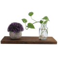 Miniatyrbillede 4 af 8: Vægmonterede Opbevaringshylder Flydende Hylde Træ Opbevaringsstativ Display Organizer til Hjemmet Stue 40x14x2cm