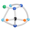 Miniatyrbilde 7 av 8: Kjemi Molecular Model Kit Vibrant Color 3D Educational Micro Molecular Structures Model for Student Teacher Learning