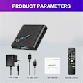 Miniatyrbillede 4 af 5: H618 netværks set-top boks smart TV-boks til Android 12 EU-stik