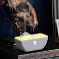 Miniatyrbild 4 av 5: Båtformad luftfuktare med atmosfärslampor för sovrum, vardagsrum, vit