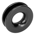 Miniatyrbillede 6 af 8: Redningsring Træk Snatch Remskive Aluminiumlegering til ATV UTV Truck Marine Båd ShacklesSort