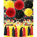 Miniatyrbilde 2 av 3: Mickey Mouse Papirvev Tassels - Gul, Svart, Rød Festartikler