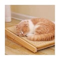 Miniatyrbild 3 av 5: 2-delad klösmatta Sisal Klösmatta kompatibel med katter med tejp klösmatta 50 x 25 cm