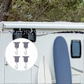 Miniatyrbillede 5 af 5: 8 stk. RV Markisekroge, Plastik Rustfrit Stål S Formede Kroge til Autocamper, Udendørs Campingtelt