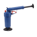 Miniatyrbilde 2 av 8: Air Drain Blaster Multipurpose Drain Clog Remover Tool med 4 gummiplugger for gulvavløp vask kloakk badekar mørkeblå