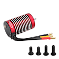 Miniatyrbillede 2 af 8: 4-polet sensorløs børsteløs motor 3800kv høj nøjagtighed universel til 1/10 RC bil