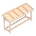 Miniatyrbilde 6 av 8: Dukkehus Hylle Display Racks 1:12 Miniatyr Tre Stativ Hylle for Dukkehus DIY Ornament Frukt og Grønnsaksstativ 1
