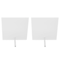 Miniatyrbillede 6 af 8: 2 stk. neglekunst farve display tavle robust akryl falske negletip visning holder til neglesalon