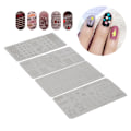 Miniatyrbillede 5 af 8: Neglestempling Plader Stencils Mønster DIY Negle Printing Stempling skabelon Manicure Tool01-04