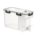 Miniatyrbillede 1 af 8: 3,5 l plastik drikkedispenser drikkevareautomat med tapp is-juice dispenser til daglig brug i køleskabsfest